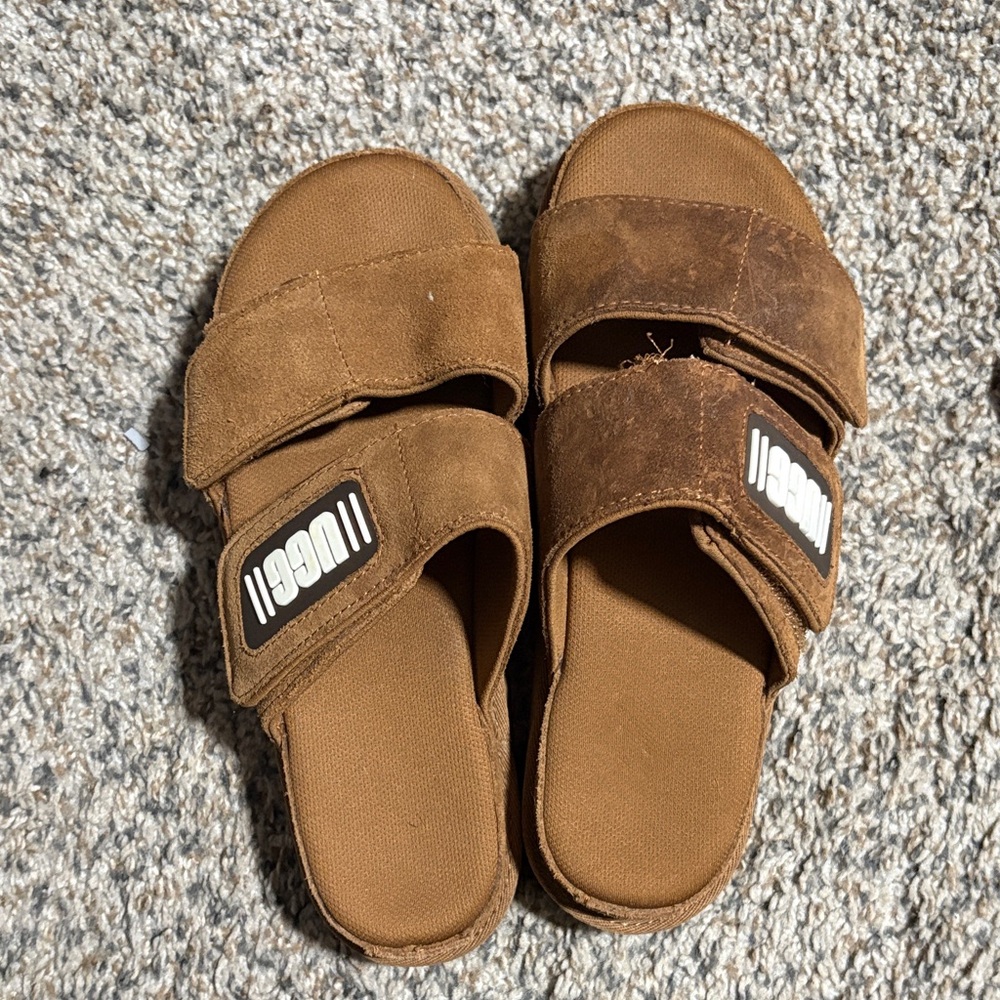 UGG Tan Slide Sandals